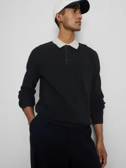 Jersey de punto tipo polo
