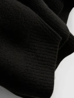 Jersey extragrande de cuello redondo en mezcla de lana