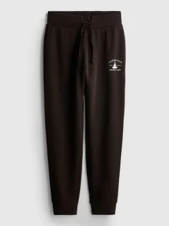 Joggers ajustados estampados en mezcla de algodón