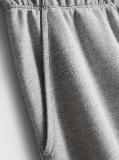 Joggers anchos en mezcla de algodón