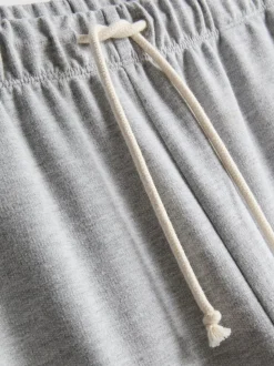 Joggers anchos en mezcla de algodón