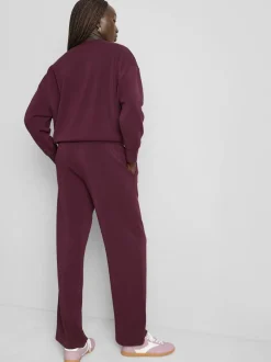 Joggers anchos en mezcla de modal