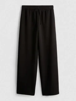 Joggers anchos en mezcla de modal