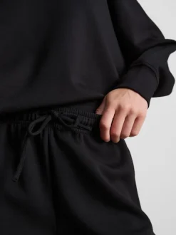 Joggers anchos en mezcla de modal