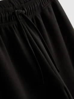 Joggers anchos en mezcla de modal