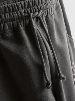 Joggers con bajos ajustados en mezcla de algodón