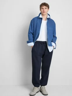 Joggers con cinturilla elástica y bajos ajustados