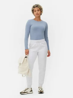 Joggers de corte pitillo con cordón de ajuste