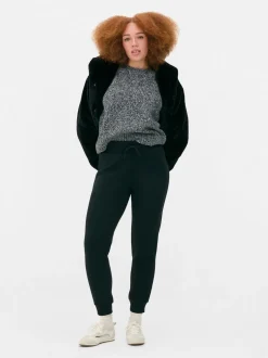 Joggers de corte pitillo con cordón de ajuste
