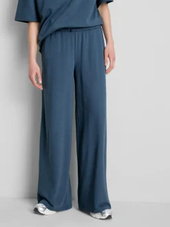 Joggers de pernera ancha con algodón
