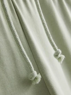 Joggers de pernera ancha con algodón