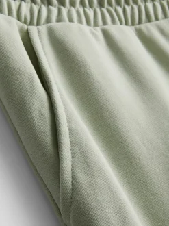 Joggers de pernera ancha con algodón