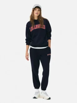 Joggers estampados con bajos ajustados