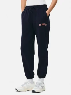 Joggers estampados con bajos ajustados