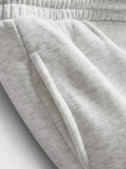 Joggers jaspeados con cordón de ajuste
