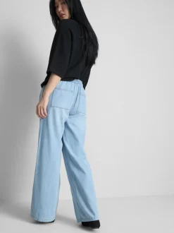 Joggers vaqueros de pernera recta