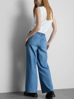 Joggers vaqueros de pernera recta