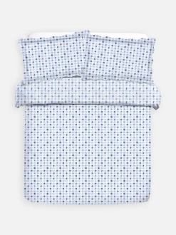 Juego de funda nórdica con cuadros vichy y flores