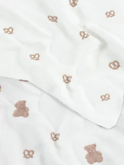 Juego de funda nórdica doble de algodón cepillado