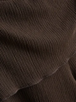 Leggings acampanados texturizados