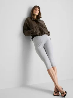 Leggings capri con alto porcentaje de algodón