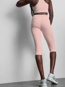 Leggings capri deportivos de talle alto