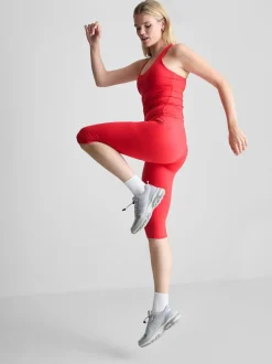 Leggings capri deportivos de talle alto