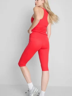 Leggings capri deportivos de talle alto