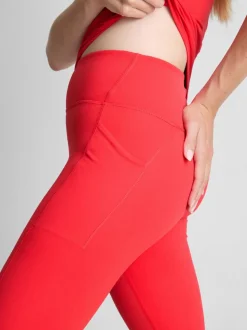 Leggings capri deportivos de talle alto