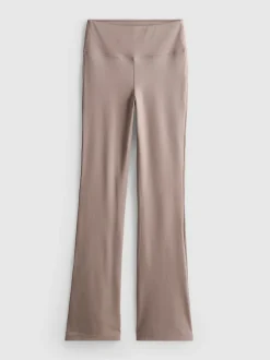 Leggings deportivos acampanados de talle alto