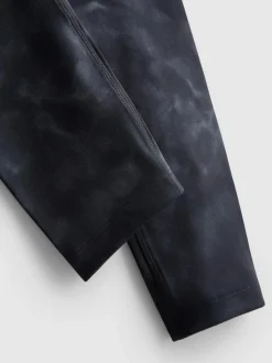 Leggings deportivos con estampado marmolado