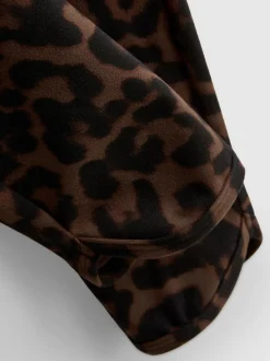 Leggings deportivos de leopardo de talle alto