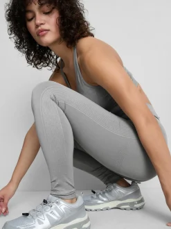 Leggings deportivos extrabrillantes sin costuras