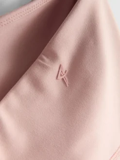 Leggings deportivos marrones de cintura alta