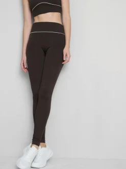 Leggings deportivos sin costuras y con ribetes