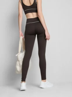 Leggings deportivos sin costuras y con ribetes