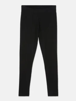 Leggings de punto de talle alto