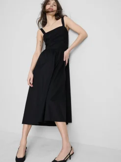 MAJOR FIND | Vestido midi con detalle tipo corsé