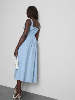 MAJOR FIND | Vestido midi con detalle tipo corsé