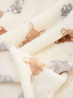 Manta de bebé polar con animales