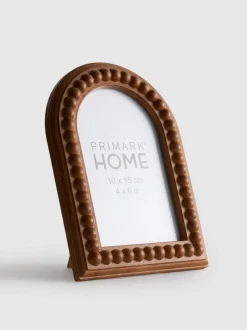 Marco de fotos de madera con arco | 10 x 15 cm