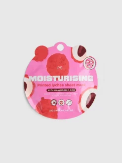 Mascarilla facial estampada de lichi de PS…