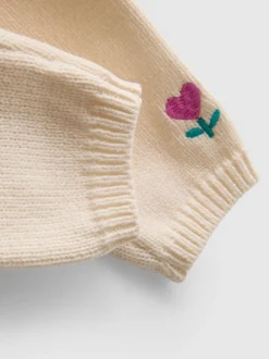 0-18 meses | Cárdigan bordado y leggings de algodón