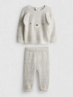 0-18 meses | Jersey y leggings con conejito para bebé
