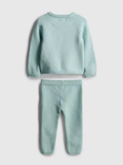 0-18 meses | Jersey y leggings de punto de bebé