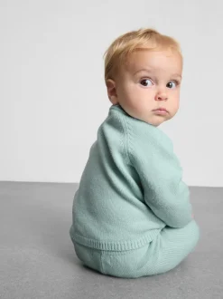 0-18 meses | Jersey y leggings de punto de bebé