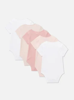 0-36 meses | Pack de 5 bodis de manga corta