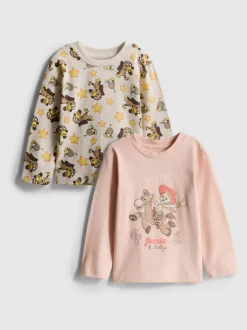 0-18 meses | Pack de 2 camisetas de manga larga bebé