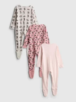 0-24 meses | Pack de 3 peleles de Minnie de Disney