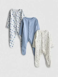 0-24 meses | Pack de 3 peleles estampados